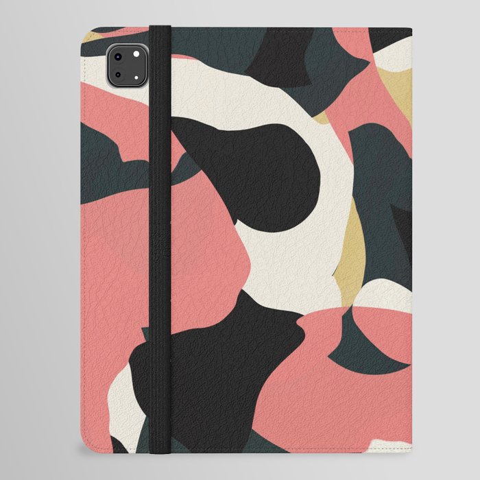 Scandinavian abstract splatter pattern 05 iPad Folio Case