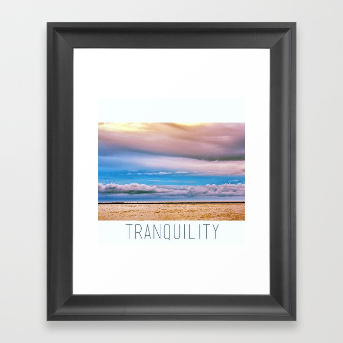 Tranquil Lake Erie Framed Art Print