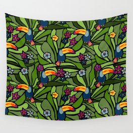 Toucan Jungle Wall Tapestry