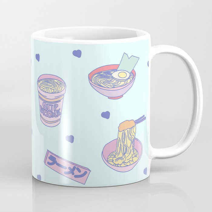 Pastel Ramen Pattern Coffee Mug