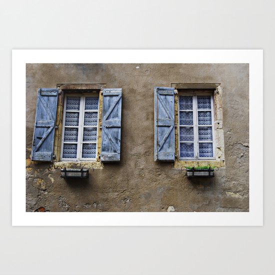 Cordes, France Art Print