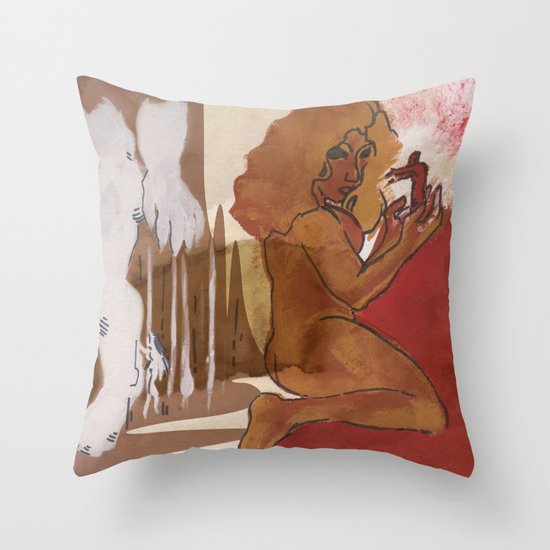 "Love This Giant" by Virgina McCarthy Throw Pillow