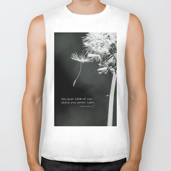 jump off and take a shot Biker Tank