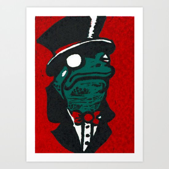 Duke Croakington Art Print