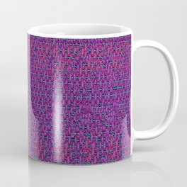 The Pentagon - 3D Illusions (stereogram) Coffee Mug | Blue, Black, Design, Playful, Colorful, Funny, Digital, Illusions, Fun Funky Designs, Purple 