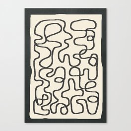 Minimal Abstract Line 21 Canvas Print