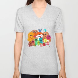 Muppet Doodle Jam! V Neck T Shirt