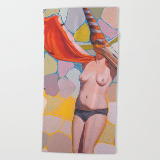 Pterodactyl Beach Towel