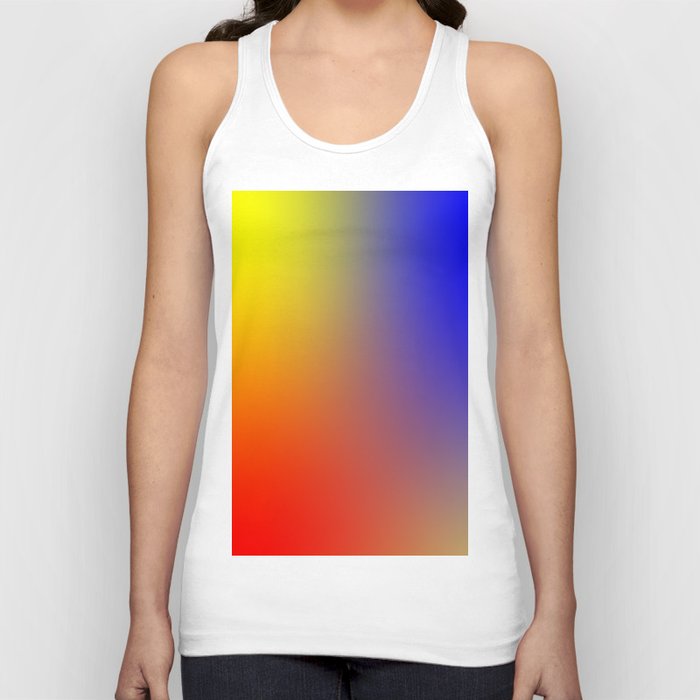 26  Rainbow Gradient Colour Palette 220506 Aura Ombre Valourine Digital Minimalist Art Tank Top