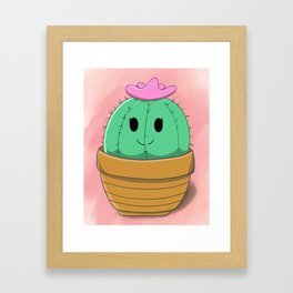 Cute Cactus  Framed Art Print