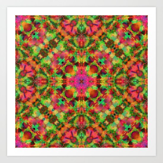 Tropical Fruit Art Print