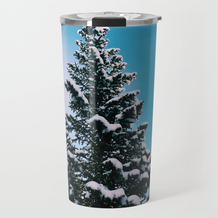 Snowy Trees Travel Mug