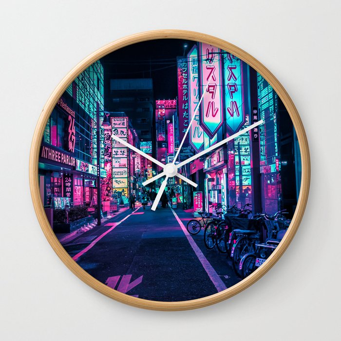 A Neon Wonderland called Tokyo Wall Clock