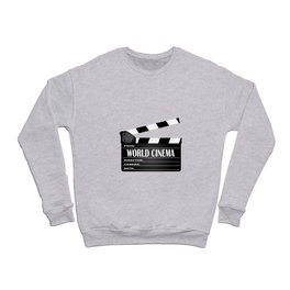 World Cinema Movie Clapperboard Crewneck Sweatshirt