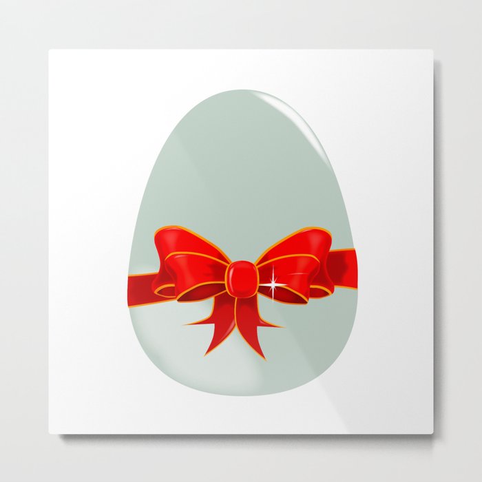 Chocolate Egg Metal Print