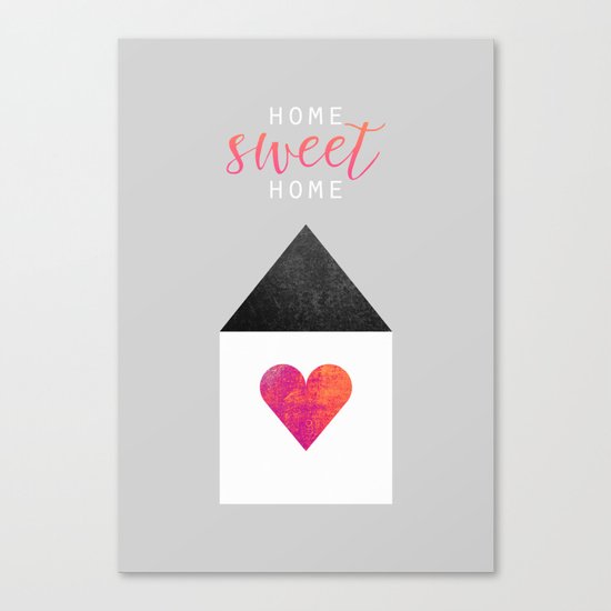 Home sweet home Canvas Print