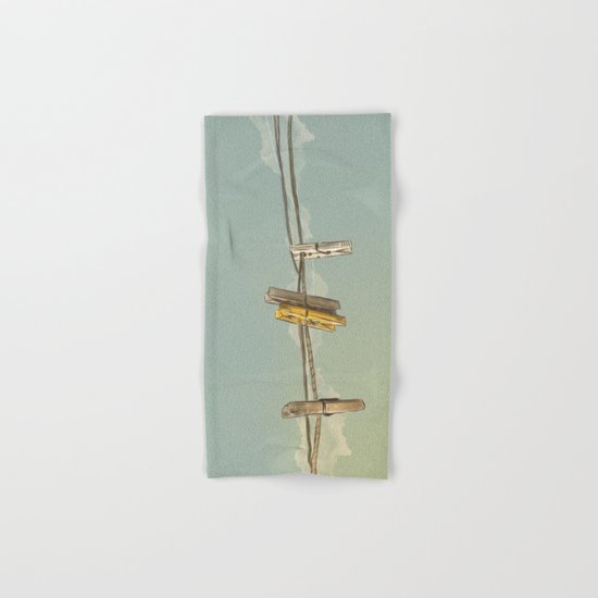 Vintage Clothespin Hand & Bath Towel