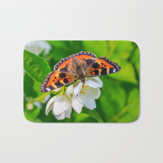 Spring breakfast Bath Mat