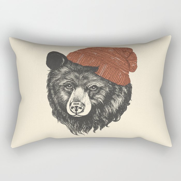 the bear Rectangular Pillow