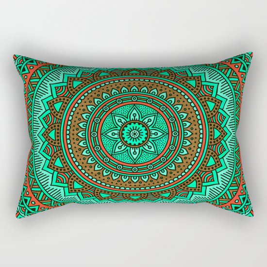 Hippie mandala 87 Rectangular Pillow