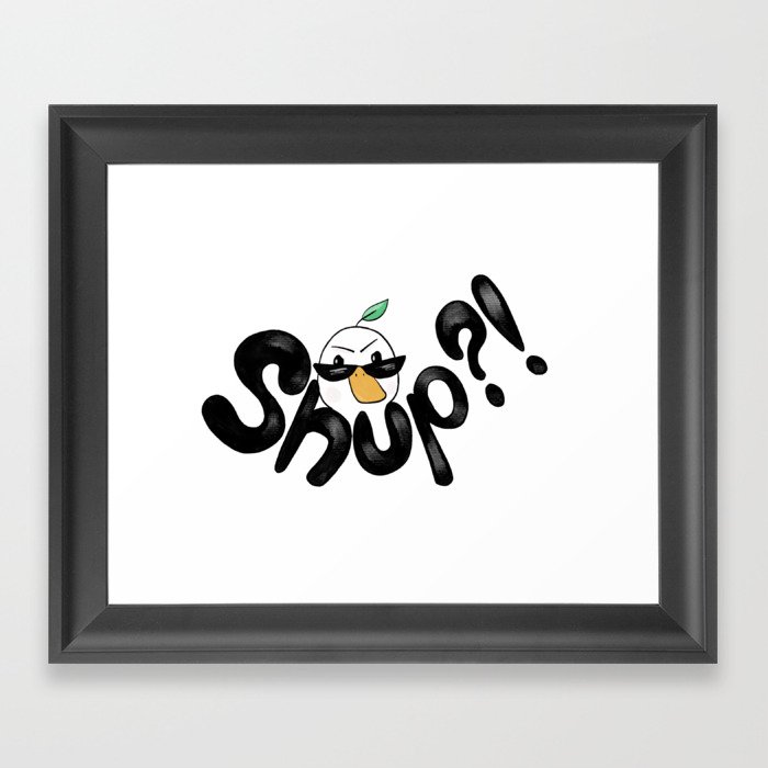 Doo Doo Duck SHUP Framed Art Print