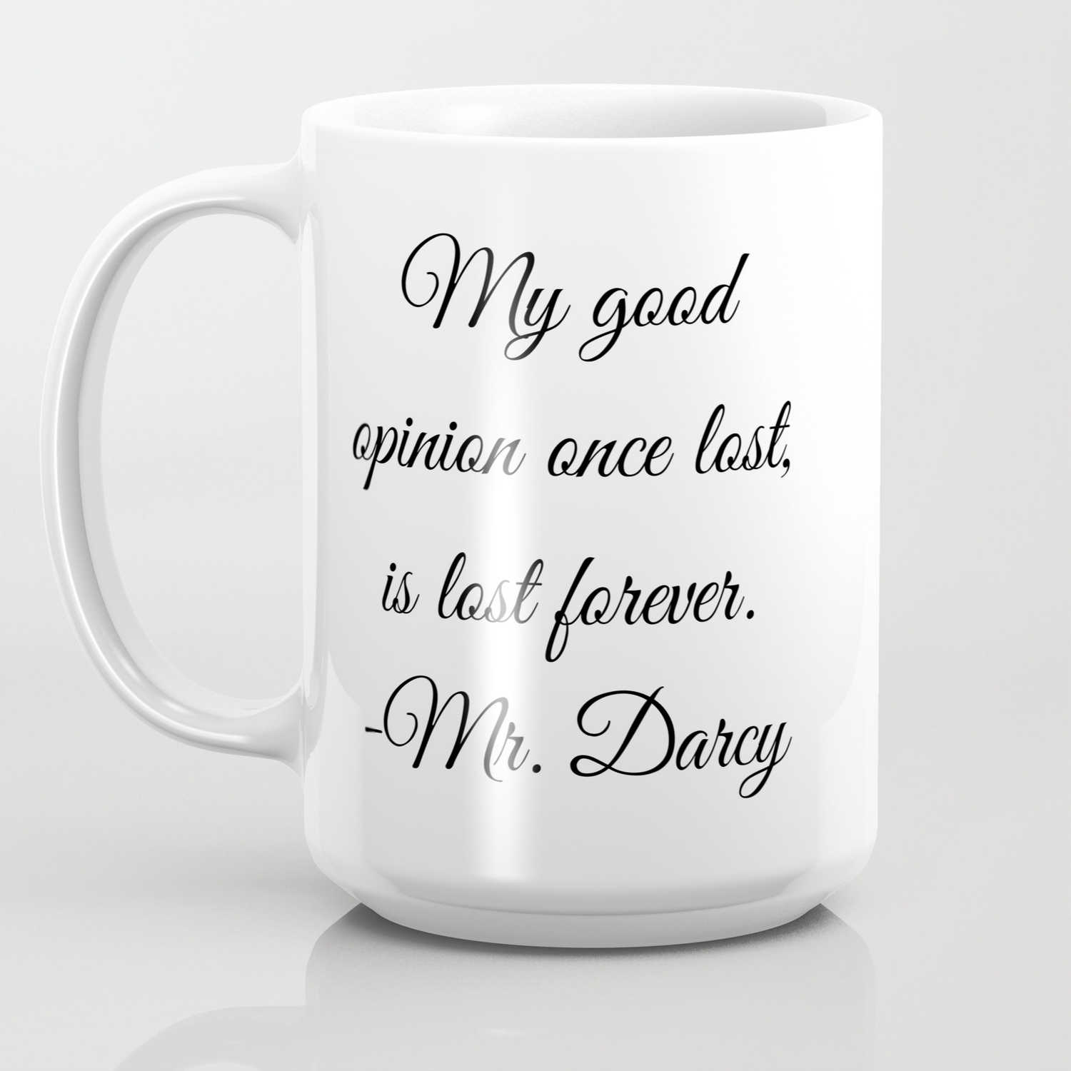 Pride And Prejudice, By Jane Austen Bennet Quote Coffee Mug Gift Mr & Mrs Cups, Mugs & Saucers Tableware Tehranpiper.ir