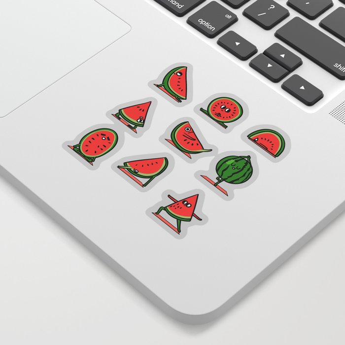 Watermelon Yoga Sticker