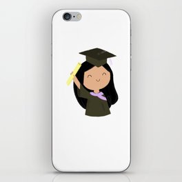 Graduation Girl iPhone Skin