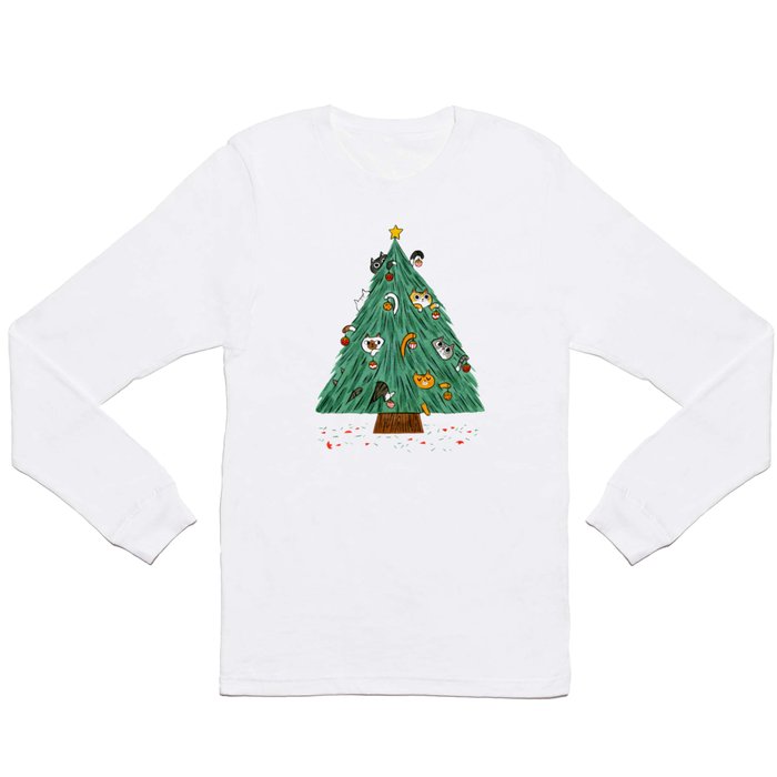 A messy Holiday Long Sleeve T Shirt