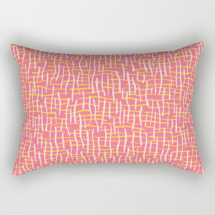 Pink Woven Burlap Texture Seamless Vector Pattern Rectangular