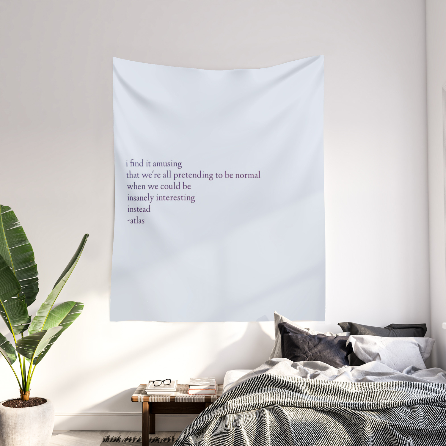We Could Be Insanely Interesting Wall Tapestry By Elinintokyo Society6