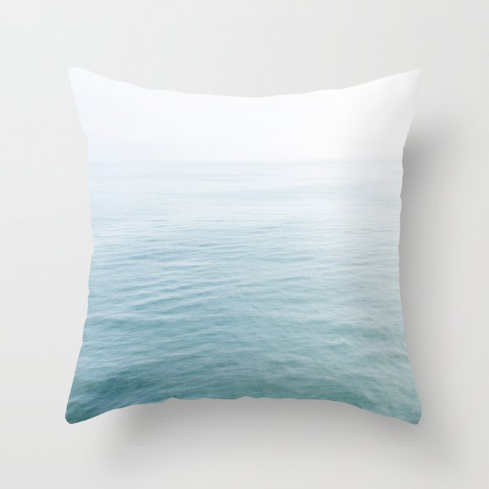 Malibu, Fine Art, Ocean, Beach Photography Throw Pillow