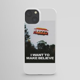 I WANT TO MAKE BELIEVE Fox Mulder x Mister Rogers Creativity Poster iPhone Case