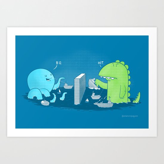 You Sunk My Navy! Art Print