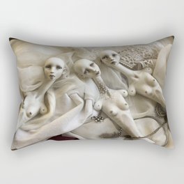 Porcelain dolls in progress Rectangular Pillow
