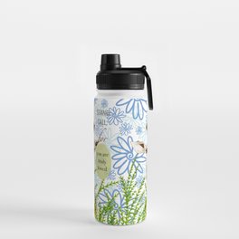 Stand Tall Giraffe and Daisies, You are Truly Loved Water Bottle