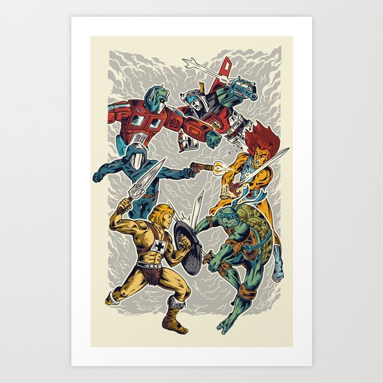 80's Smash Art Print