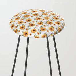 Watercolor Sunflower Collection Counter Stool