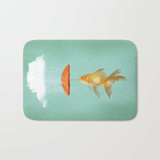 Fish Cover Bath Mat