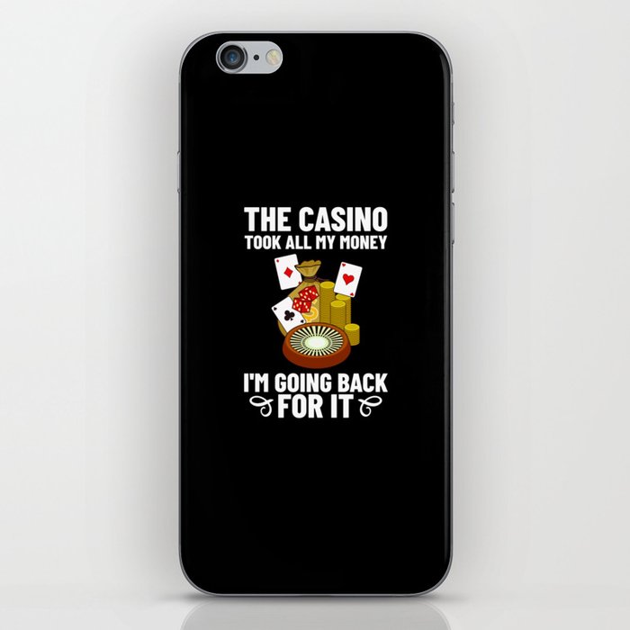 Casino Slot Machine Game Chips Card Player iPhone Skin