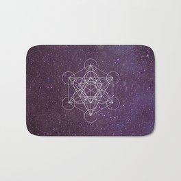 Star of Metatron Bath Mat | Space, Sacredgeometry, Zen, Magik, Pattern, Digital, Meditation, Mystical, Magical, Geometry 