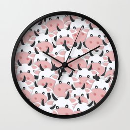 Herd of Cows Wall Clock