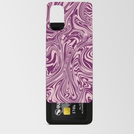 Onion Purple Liquid Swirl Abstract Pattern Android Card Case