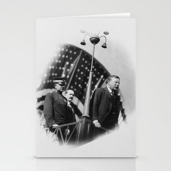 Theodore Roosevelt Speaking From A Platform - 1911 Stationery Cards