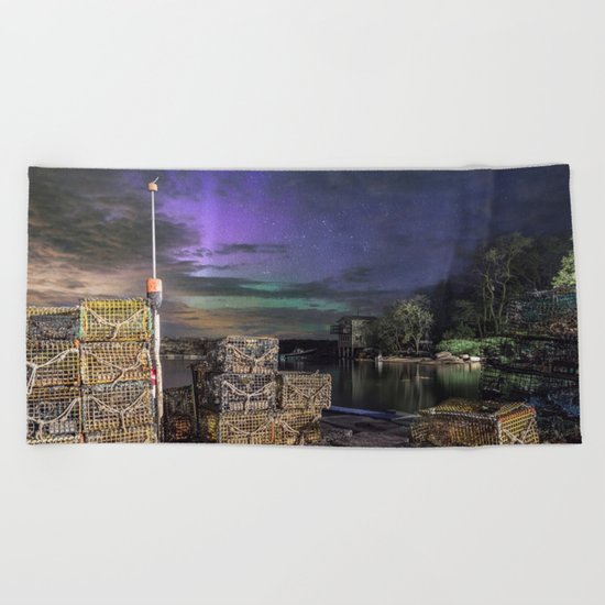 Lobster Trap Aurora Beach Towel