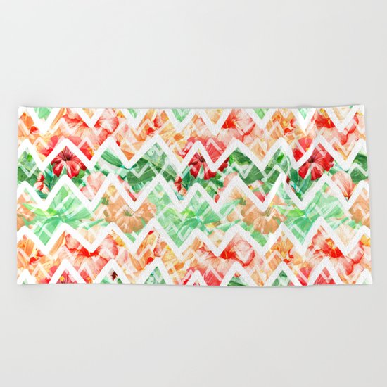 Tropical Summer #18 Beach Towel
