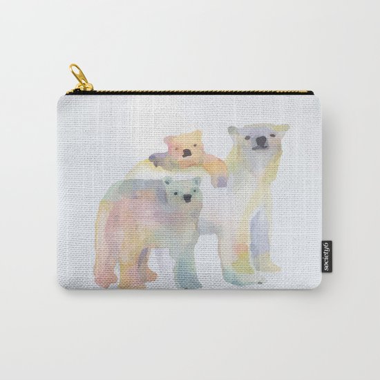 Polar bears Carry-All Pouch
