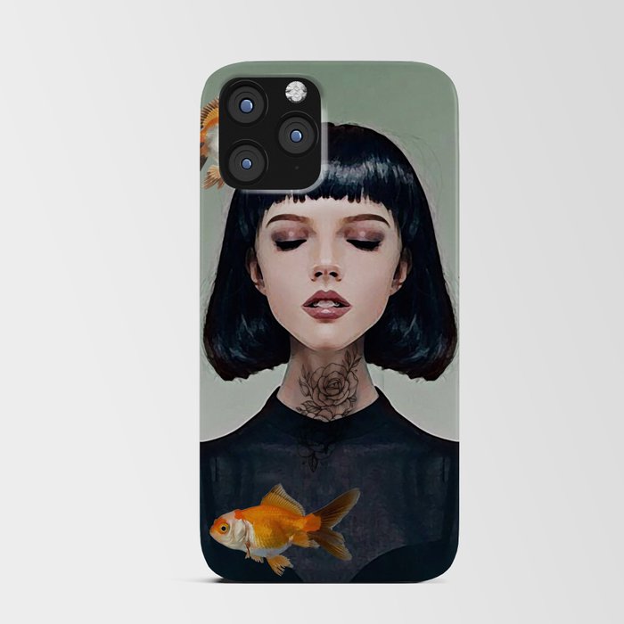 Goldfish Dreaming iPhone Card Case