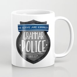 Grammar Police Mug