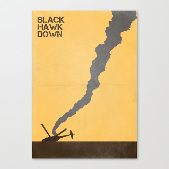 Black Hawk Down Canvas Print